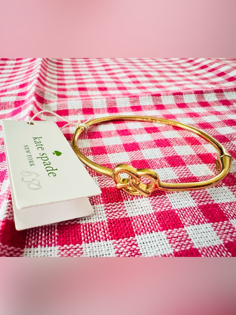 kate spade Gold Love Note Bangle Bracelet